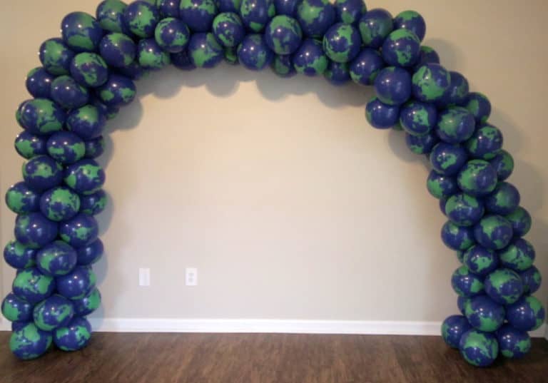 How To DIY A Large Balloon Arch No Stand No Helium Fun With Balloons