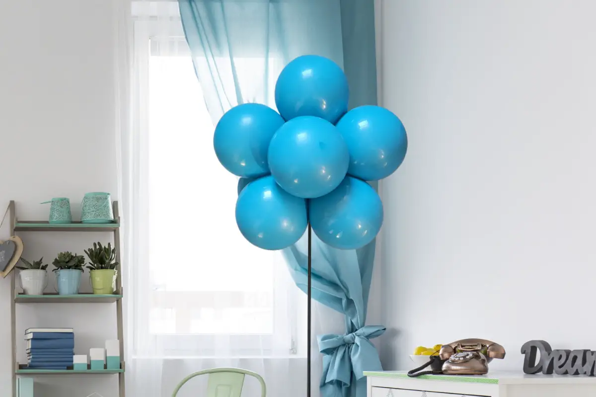 How To Make A Balloon Topiary Ball Balloon Decorations Fun With