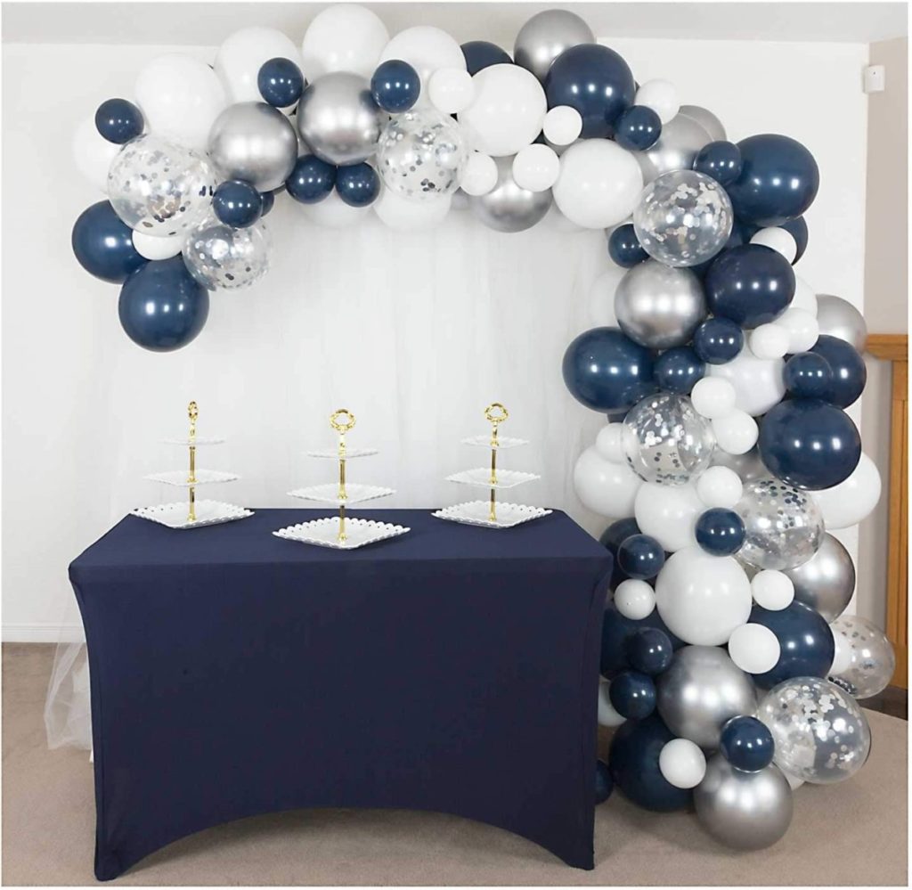 Shimmer and Confetti balloon garland