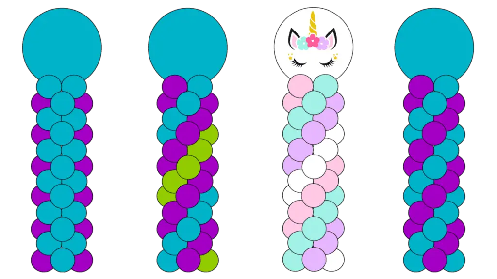 Balloon Column Patterns